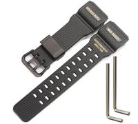 GG-1000 Ersatzbänder Kompatibel mit Casio Herren GG-1000-1A5CR GG-1000-1A3CR GWG-100-1A8JF Uhrenarmband (Balck band BlackBuckle)