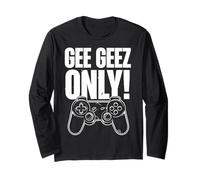 GG Gee Geez Only Gamer Gaming Winner, lustig, Herren, Jungen, Kinder Langarmshirt