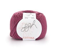 ggh Cottina - 100% Baumwolle - Lauflänge 140m auf 50g - Wolle zum Stricken oder Häkeln Farbe 024 - Gebrannter Ton