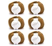 ggh Husky Box - 6 Knäuel - dicke Wolle aus Schurwolle - gegeignet zum Stricken oder Häkeln - Farbe 044 - Curry