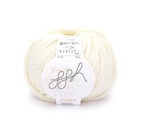 ggh Husky | Schurwolle Mischung | 50g Wolle zum Stricken oder Häkeln | Dicke Wolle | Farbe 004 - Wollweiß