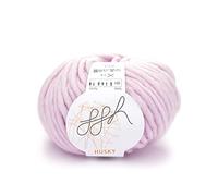ggh Husky | Schurwolle Mischung | 50g Wolle zum Stricken oder Häkeln | Dicke Wolle | Farbe 051 - Rosa