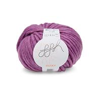 ggh Husky | Schurwolle Mischung | 50g Wolle zum Stricken oder Häkeln | Dicke Wolle | Farbe 056 - Orchidee