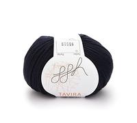 ggh Tavira - 100% Baumwolle - Lauflänge 80m auf 50g - Nadelstärke 4-5 - Wolle zum Stricken oder Häkeln geeignet - Farbe 013 - Marine