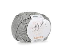 ggh Tavira | 100% Baumwolle | Lauflänge 80m | 50g Wolle zum Stricken oder Häkeln geeignet | Farbe 049 - Helles Khaki