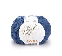 ggh Tavira - 100% Baumwolle - Lauflänge 80m auf 50g - Nadelstärke 4-5 - Wolle zum Stricken oder Häkeln geeignet - Farbe 036 - Helles Aquamarin