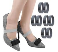 GGUFAY 4 Paar Schnürsenkel Fixierband, High Heels Schnürsenkel Binden, für Fußballschuhe gegen sich lösende Schleifen,Elastisch Fixierband,für Feste Lose und Unbequeme Schuhe