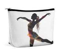 GHBNK Kosmetiktasche, tragbar, Kulturbeutel, Weltraum, Planet, Erde, Reise-Make-up-Tasche, Beauty-Organizer, Lippenstift-Tasche für Damen, Eine Tänzerin, Einheitsgröße