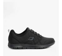 Skechers Damen Ghenter Srelt Sneaker, Black Jersey Mesh Trim Water And Stain Repell, 39 EU
