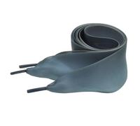 GHHZML Satin Schnürsenkel Farbverlauf, 4 cm breit, Satin-Seidenband, Schnürsenkel, 80/100/120/160 Länge, Sneaker, Sportschuhe, weiße(Dark Grey)