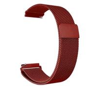 GHHZML Uhrenarmband Metall 20/22 mm magnetisches Milanese-Armband for Uhr 7 6 5 4 40 44 Gear S3 Edelstahlband(Color10,20MM)