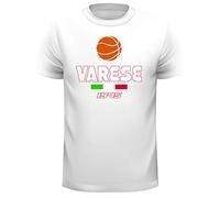 Ghisleri T-Shirt Basket Varese, Schwarz Large