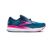 Brooks Damen Ghost 16 GTX Sneaker, Moroccan Blue/Pink/Yellow, 38.5 EU