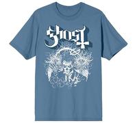 Ghost Blacklight Blue Männer T-Shirt blau S 100% Baumwolle Band-Merch, Bands, Nachhaltigkeit
