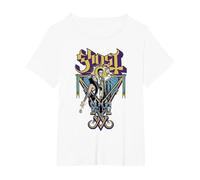 Ghost - Blessed White T-Shirt, Damen Große Größen, Weiß, 3X