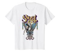 Ghost - Blessed White T-Shirt, Kinder, Weiß, 98