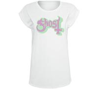 Ghost Bubble Logo T-Shirt weiß in M