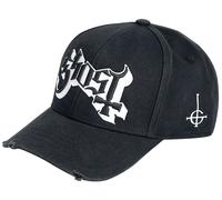 Ghost Logo - Baseball Cap Unisex Cap schwarz 100% Baumwolle Band-Merch, Bands
