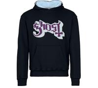 Ghost Logo Männer Kapuzenpullover schwarz/blau M 80% Baumwolle, 20% Polyester Band-Merch, Bands