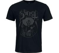 Ghost Logo T-Shirt schwarz in S
