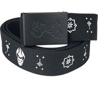 Ghost Logo Unisex Gürtel schwarz 100% Polyester Band-Merch, Bands, Geschenke