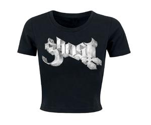 Ghost Marble Logo T-Shirt schwarz in L