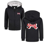 Ghost Metal-Kids - Logo Kinder-Kapuzenjacke schwarz in 116