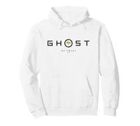Ghost of Yotei Black and Yellow Minimalistic Logo Pullover Hoodie, Unisex für Erwachsene, Weiß, S