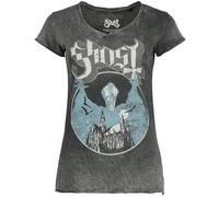 Ghost Opus Frauen T-Shirt grau Band-Merch, Bands