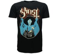 Ghost Opus Offizielles Band-T-Shirt Schwarz - Offizielles Merchandise | Popmerch.com M Schwarz