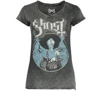 Ghost Opus Frauen T-Shirt grau M 100% Baumwolle Band-Merch, Bands