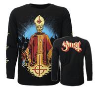Ghost Papa Emeritus IV Langarm-T-Shirt S Schwarz