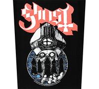 GHOST Papa Warriors Backpatch Aufnäher, Schwarz, Rechteckig, 36x30cm, 1 Stück