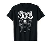 Ghost - Papas Wrath T-Shirt: Offizielle Ghost Merchandise, Unisex, Schwarz, S, Klassisches Halbarm T-Shirt mit Cartoon-Muster