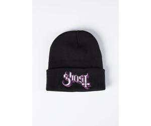 Ghost - Purple Logo - Beanie - Schwarz - Onesize - 100% Polyacryl Schwarz Onesize