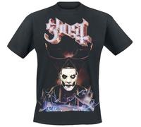 Ghost Re-Imperatour Admat Männer T-Shirt schwarz S 100% Baumwolle Band-Merch, Bands, Nachhaltigkeit