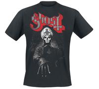 Ghost Ring Photo T-Shirt schwarz in 5XL