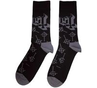 Rock Off Knöchelsocken Ghost Symbol Band-Logo Schwarz UK 7–11