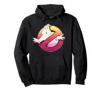 Ghostbusters 80er Jahre Synthwave Outrun Sunset Vintage No-Ghost Pullover Hoodie