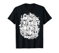 Ghostbusters Ain't Afraid Collage Poster Graphic T-Shirt T-Shirt