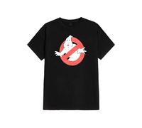 Ghostbusters - Classic Logo - T-Shirt - Schwarz - S - 100% Baumwolle,Jersey Schwarz S
