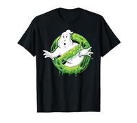 Ghostbusters Classic Slime Ghost Logo Graphic T-Shirt - Unisex, Schwarz, S