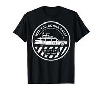 Ghostbusters Ecto 1 Circle Logo Graphic T-Shirt T-Shirt