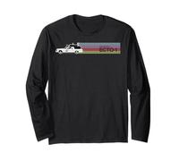 Ghostbusters ECTO-1 Colorful Striped Rainbow Portrait Langarmshirt