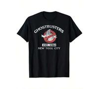 Ghostbusters Est. 1984 Offizielles Film Herren T-Shirt - Weich Schwer 100% Baumwolle Rundhals-Ausschnitt, Vintage Ghostbusters Logo, Retro NYC Verbind