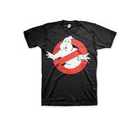 Ghostbusters Officially Licensed Merchandise Distressed Logo (Black), XX-Large