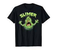 Ghostbusters Slimer Neon Portrait T-Shirt