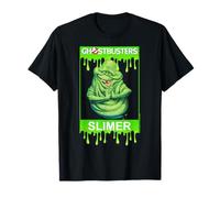 Ghostbusters Slimer Portrait Poster T-Shirt