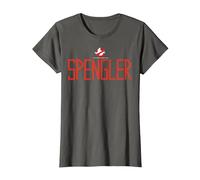 Ghostbusters Spengler Name Logo T-Shirt, Damen, Anthrazit, XL