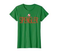 Ghostbusters Spengler Name Logo T-Shirt, Damen, Dunkelgrün, L